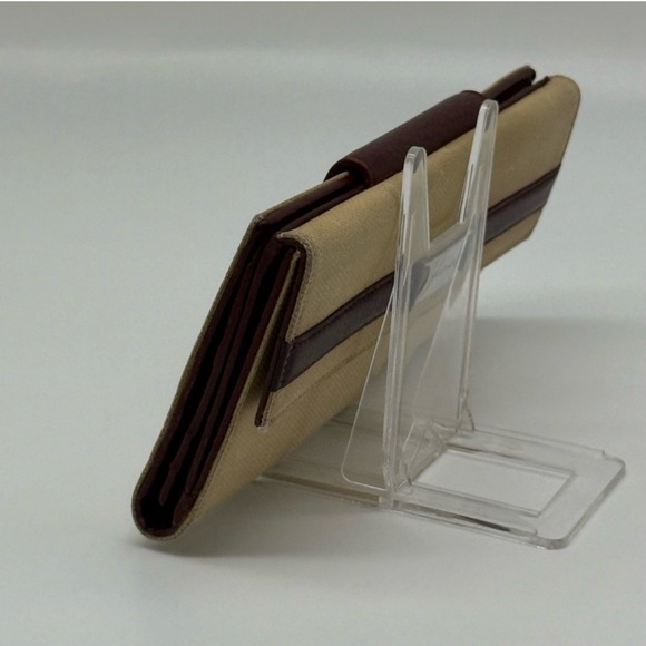 Bvlgari W Hook Continental Wallet Beige Brown - Picture 6 of 10